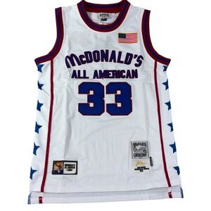 McDonald's All American Mesh Jersey Mens M White Headgear Classics Kobe Bryant